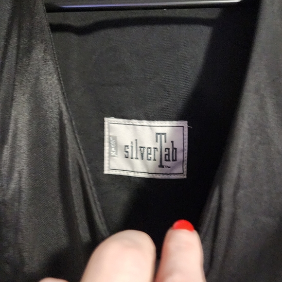 SILVERTAB LEVIS x VINTAGE parachute full zip vest in black SAMPLE GARMENT - Picture 6 of 9